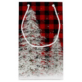 プライドのクリスマスゴールデンレトリバー スモールペーパーバッグ (裏面)