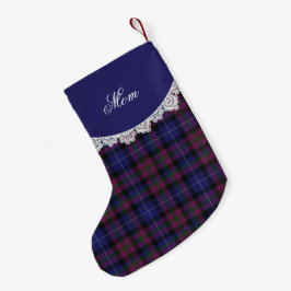 プライドのスコットランドタータンチェックプレイドクリスマスストッキング スモールクリスマスストッキング