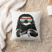 プライドの怠惰のPansexual旗のサングラス クッション (ブランケット)