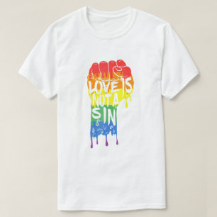 プライドの愛は罪のTシャツではない Tシャツ