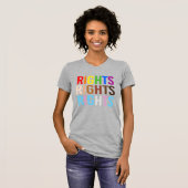 プライドの権利 POCの権利 トランスの権利 Tシャツ (正面フル)