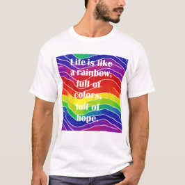 プライドの波 フレンドリーカラー Tシャツ
