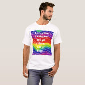 プライドの波 フレンドリーカラー Tシャツ (正面フル)