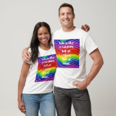プライドの波 フレンドリーカラー Tシャツ (ユニセックス)