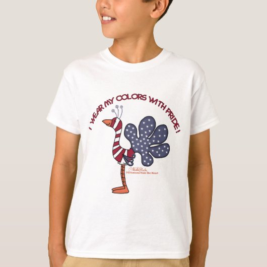 プライドの私の色を身に着けて下さい Tシャツ (正面)
