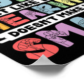 プライドの耳が聞こえないばか手話 ポスター (角)