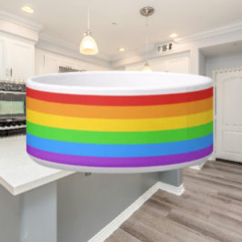 プライドの足：虹の旗 ボウル