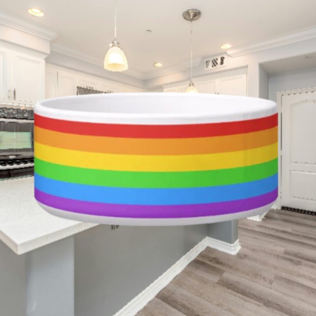 プライドの足：虹の旗 ボウル (クリエイターアップロード済み)