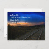 プライドの距離を測来る… ポストカード (正面/裏面)