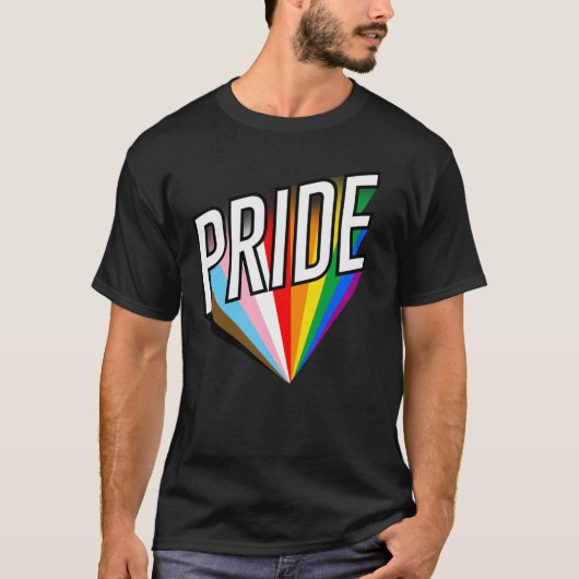 プライドの進歩Tシャツ Tシャツ (正面)