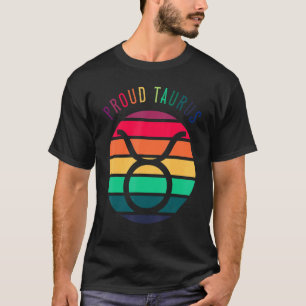 プライドの高い牡牛座のシンボル LGBTQ 星占い 十二星座 ホ Tシャツ