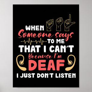 プライドは手話聞誇りを持ったをしない ポスター