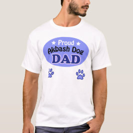 プライドを持つアクバシュ犬のパパ Tシャツ