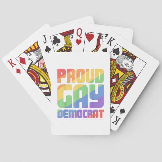 プライドを持つゲイの民主党員 楽しいLGBT トランプ (裏面)