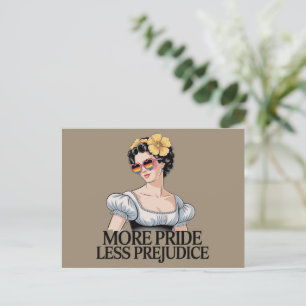 プライドを掲げ偏見をなくそう LGBTQ+ プライド アライ プライドマーチ ポストカード