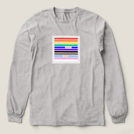プライドを胸に レインボー墨消し LGBTQプライド 2026 トライブレンドＴシャツ