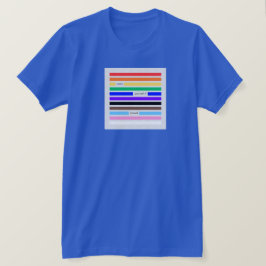 プライドを胸に レインボー墨消し LGBTQプライド 2026 Tシャツ