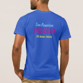 プライドを胸に レインボー墨消し LGBTQプライド 2026 Tシャツ (裏面)