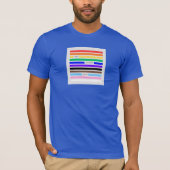 プライドを胸に レインボー墨消し LGBTQプライド 2026 Tシャツ (正面)
