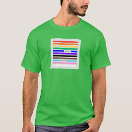 プライドを胸に レインボー墨消し LGBTQプライド 2026 Tシャツ