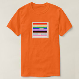 プライドを胸に レインボー墨消し LGBTQプライド 2026 Tシャツ