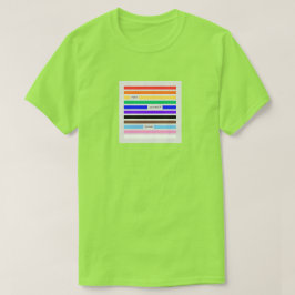 プライドを胸に レインボー墨消し LGBTQプライド 2026 Tシャツ