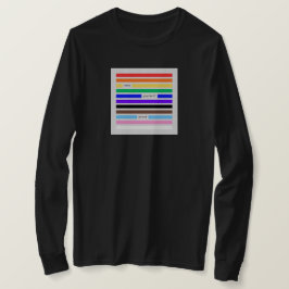 プライドを胸に レインボー墨消し LGBTQプライド 2026 Tシャツ