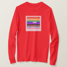 プライドを胸に レインボー墨消し LGBTQプライド 2026 Tシャツ