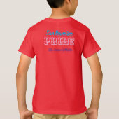 プライドを胸に レインボー墨消し Pride 2026 Tシャツ (裏面)