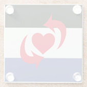 プライドを転換して下さい ガラスコースター (裏面)