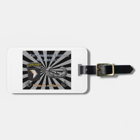 プライドを陸軍の唯一の空襲に表示 ラゲッジタグ (正面横)