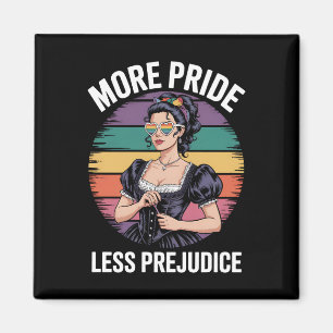 プライドを高め偏見を低く LGBTQ ゲイプライド アライ マグネット