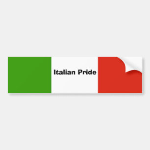 プライドイタリアンバンパーステッカー バンパーステッカー