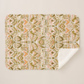 プライドインドリオン金ゴールドピーチキャットシェルパ シェルパブランケット (正面(横))