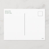 プライドエレガントスモダンクリスマス写真はがき シーズンポストカード (裏面)