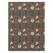 プライドエレガントポインセティアスクリスマスホリデー テーブルクロス (正面)