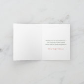 プライドエレガント写真モダン折りクリスマス シーズンカード (内部)