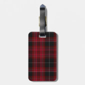 プライドカスタムオブWalesタータンチェックPlaidラゲージタグ ラゲッジタグ (裏面縦)