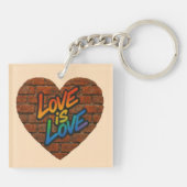 プライドカラフルラブイズラブ キーホルダー (裏面)