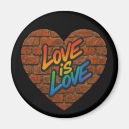 プライドカラフルラブイズラブ マグネット