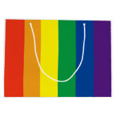 プライドカラーレインボー抱き枕 ラージペーパーバッグ (裏面)