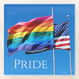 'プライド'ガラスコースター ガラスコースター