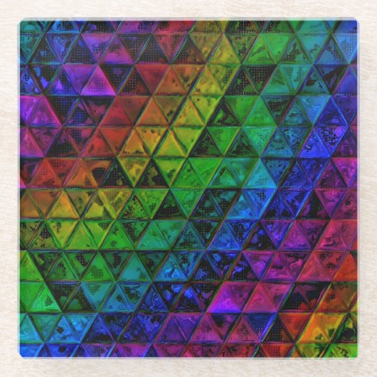 プライドガラス ガラスコースター (正面)