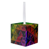 プライドガラス キューブオーナメント (裏面アングル)