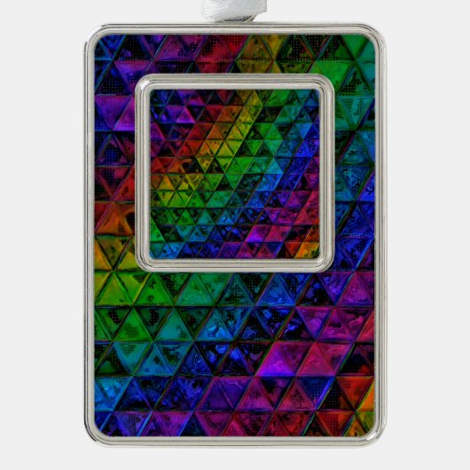 プライドガラス シルバープレートフレームオーナメント (正面)