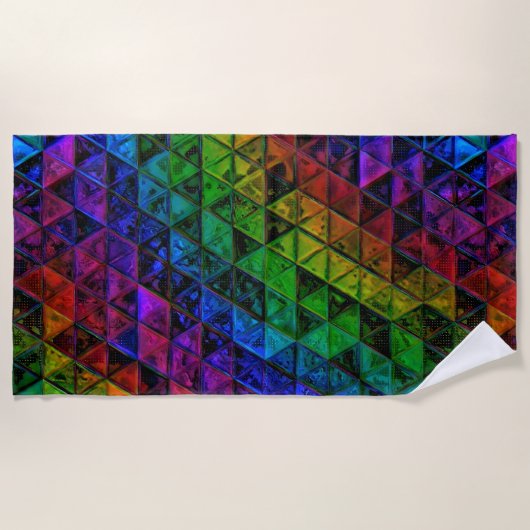 プライドガラス ビーチタオル (正面)