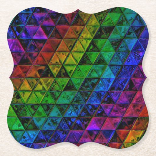 プライドガラス ペーパーコースター (正面)