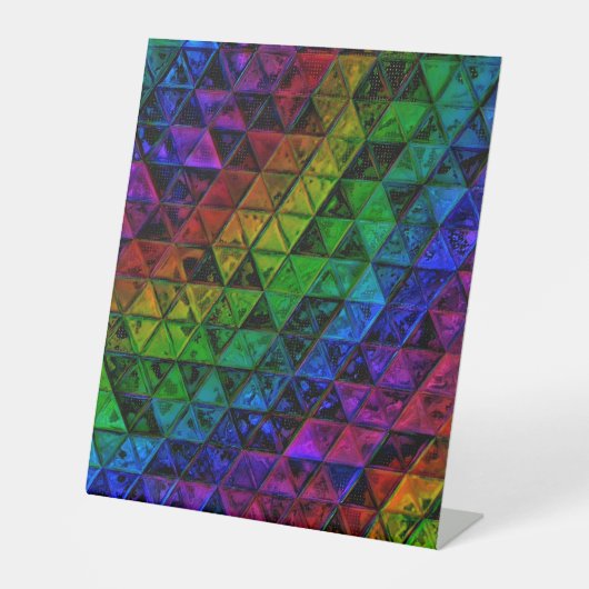 プライドガラス 台座サイン (正面)