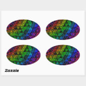 プライドガラス 楕円形シール (シート)