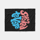 プライドギフト投票投票に格納2020ヴィンテージ1 フリースブランケット (正面(横))